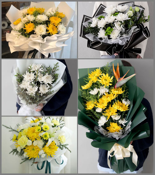 广东梅州市丰顺县潘田镇集群村白事花束代送